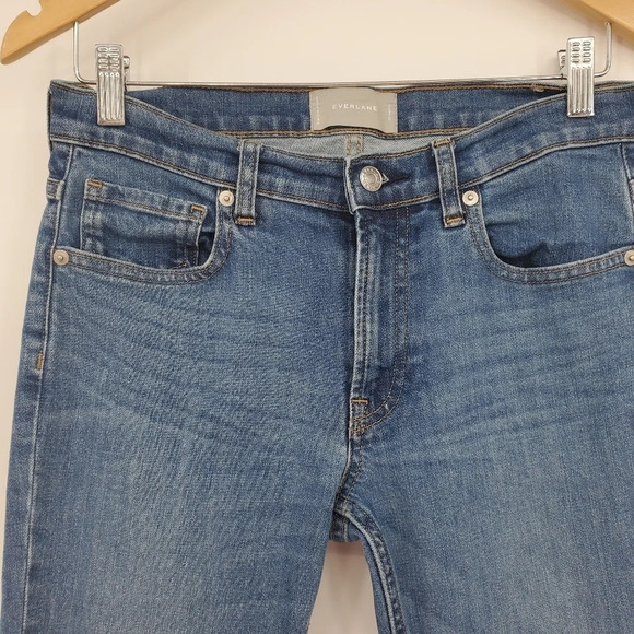 EVERLANE Mid-Rise Medium Wash Denim Jeans 28 - Picture 3 of 14